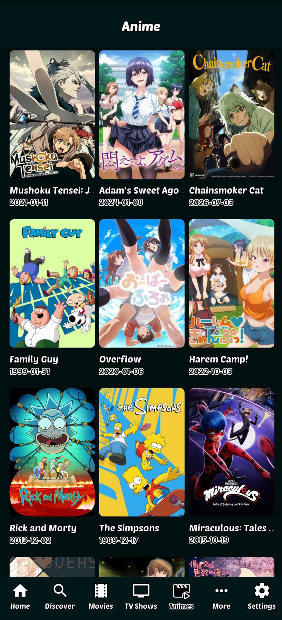Anime Section