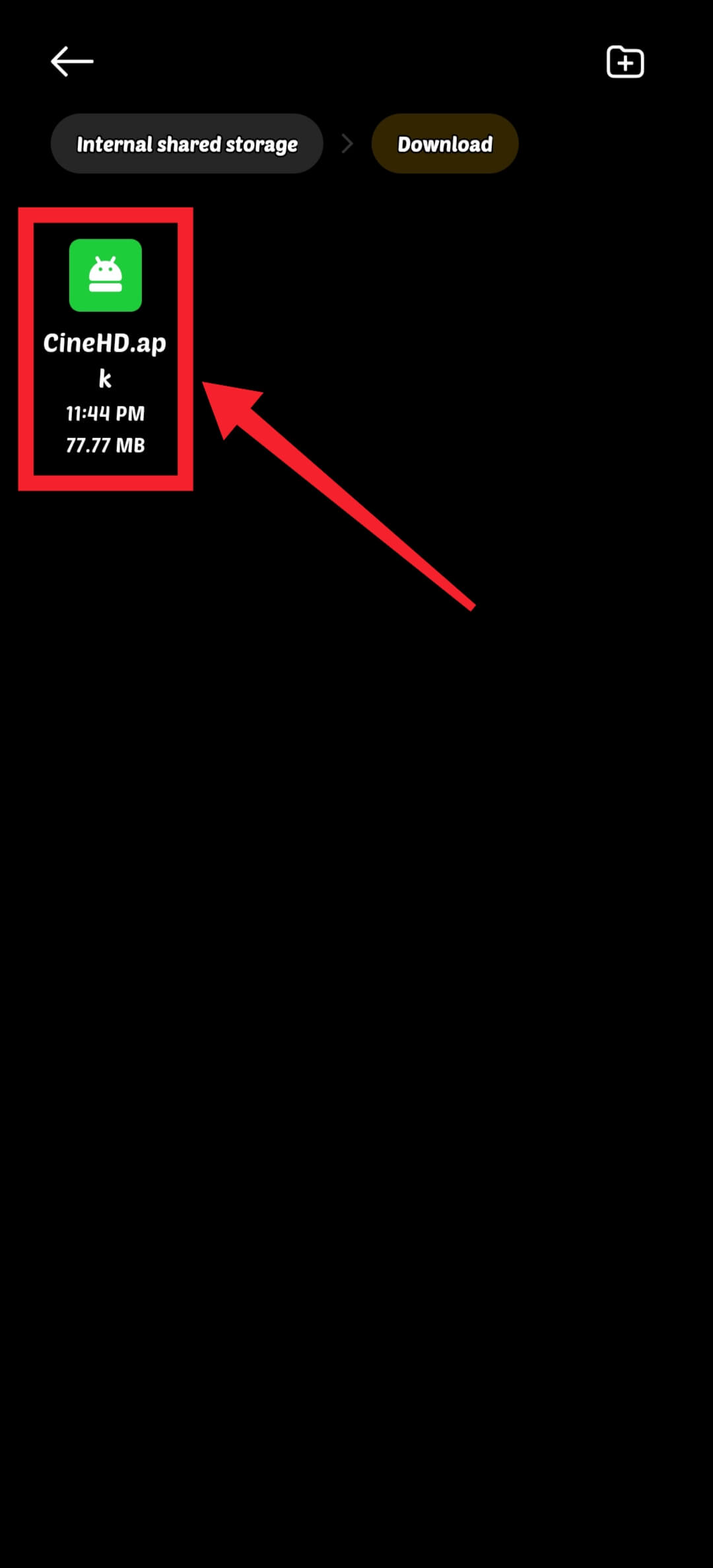Locate Downloaded File